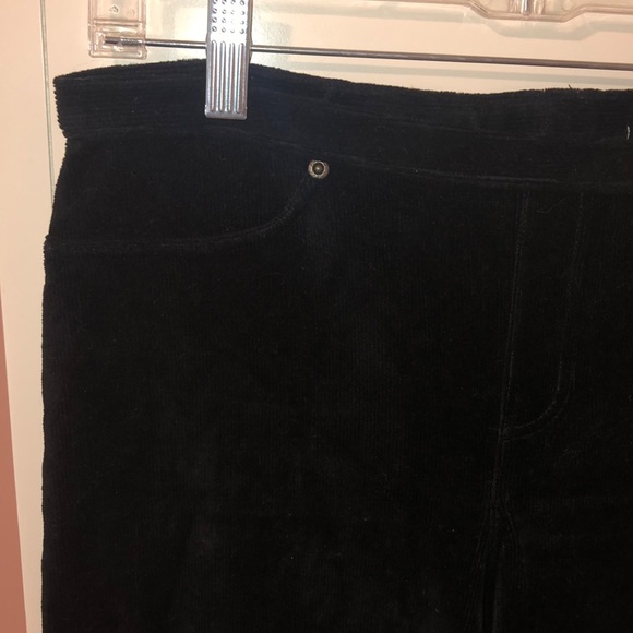 Black Velvet Pants - Picture 2 of 2